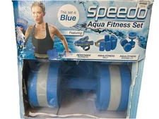 Speedo Aqua Belt Fitness Blue Waist Pool Swim Workout Water Aerobics Exercise 