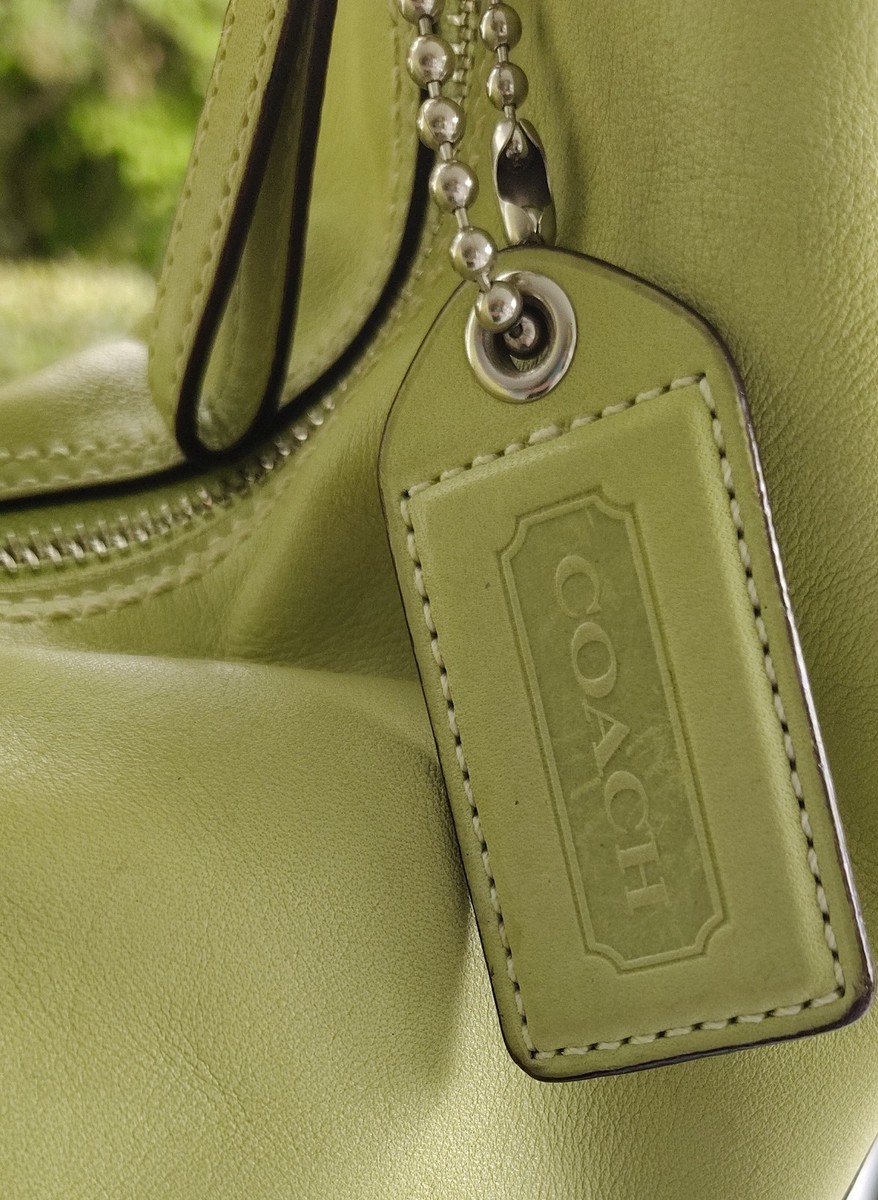 Coach MEDIUM Vintage 15076 Lime Green Y2K Soho Hobo Handbag | eBay