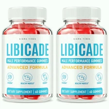 Libicade Gummies for Men - Male Health Support for Lasting Stamina - 2 Pack