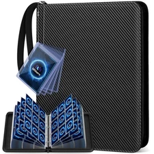 Black PU Leather Card Display Album - 720 Pockets for MTG, TCG & Sports Cards