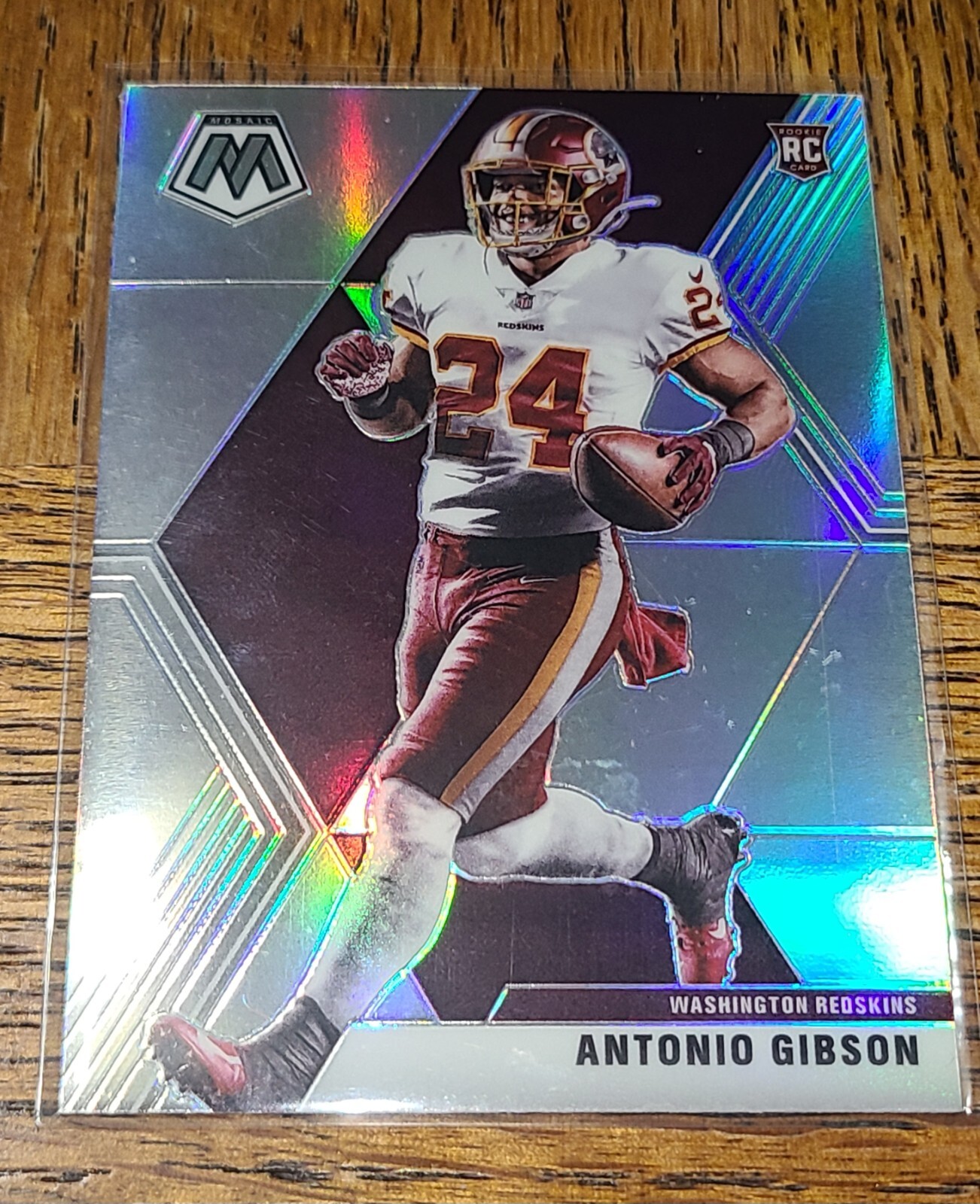 COMMANDERS ANTONIO GIBSON 2020 PANINI MOSAIC SILVER PRIZM #227 RC