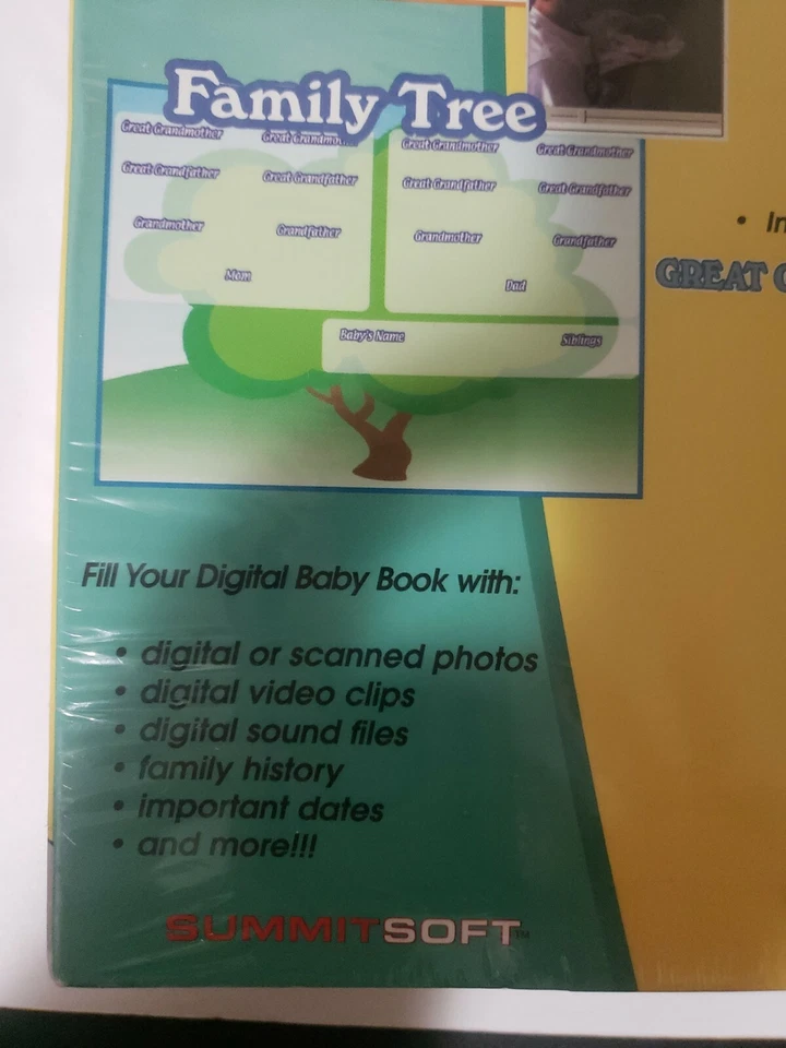 Digital baby book.SummitSoft Keep Pictures Video Sounds In Your Baby Book Album - Image 3 of 4