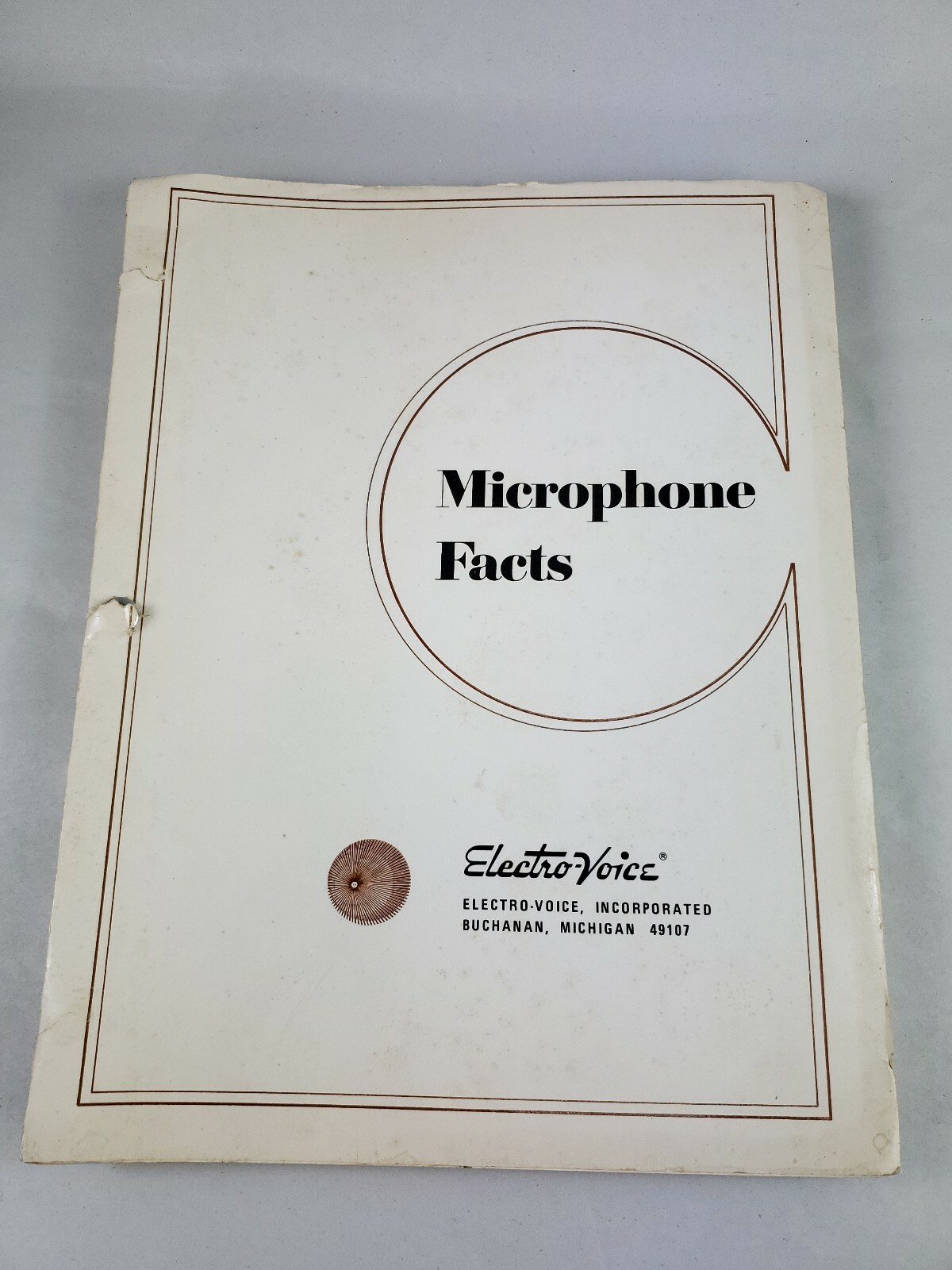 ElectroVoice Microphone Facts 1950's 1960's Manual Original eBay