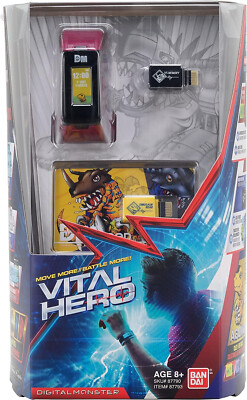 Bandai Vital Hero DigiMon Digital Monster Interactive Activity Tracker Band: NEW