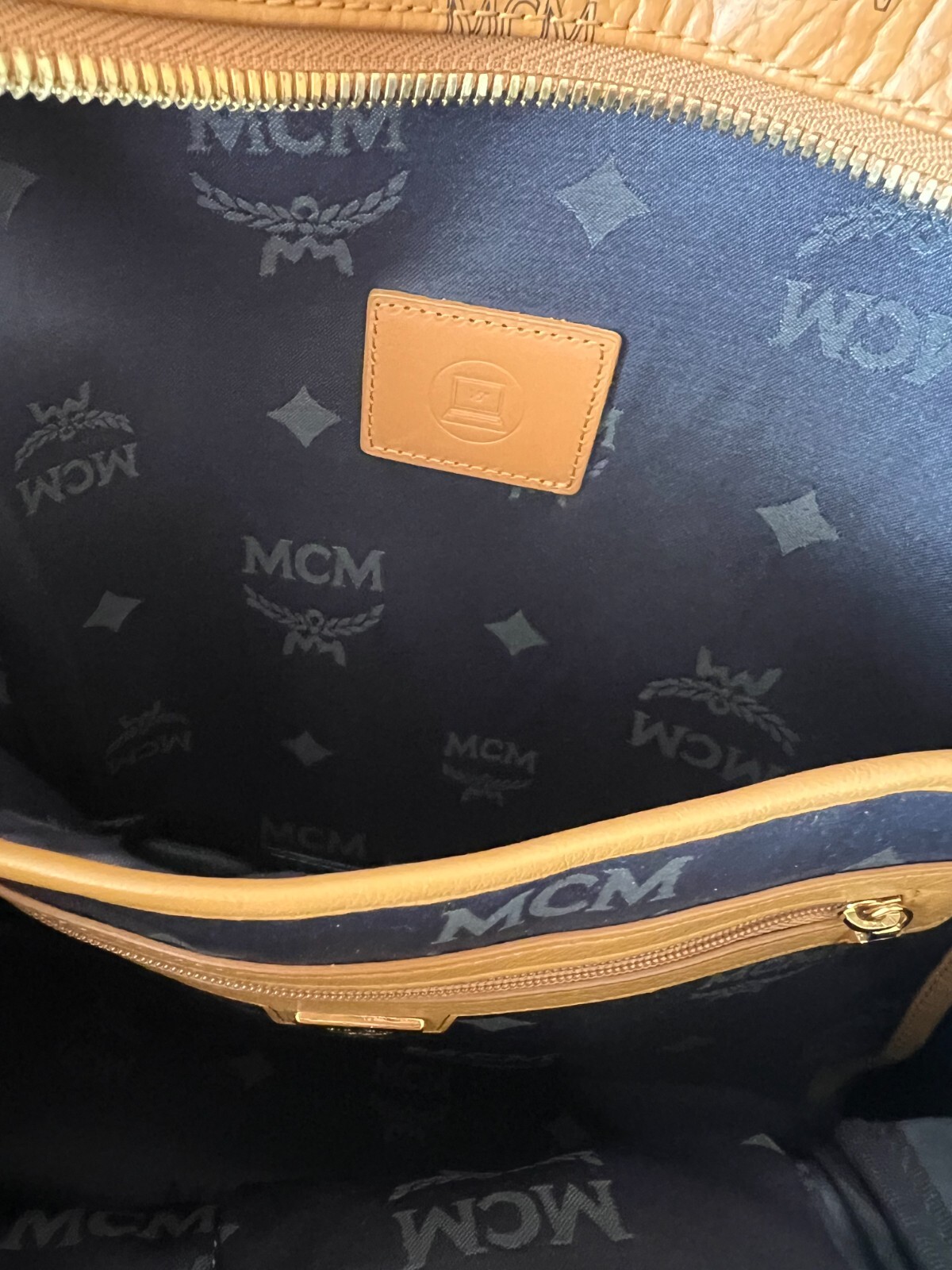 MCM Studs Backpack Rucksack Logogram MMK5SVE18CO0… - image 15