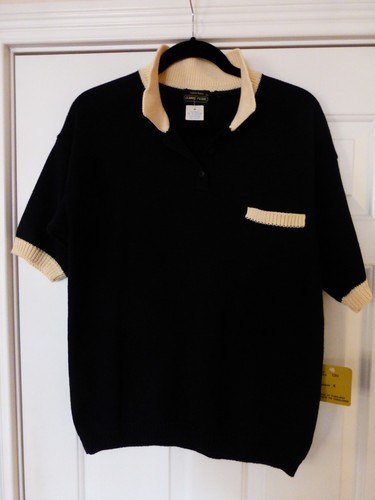 NWT WOMENS RENEE TENER FOR JEANNE PIERRE KNIT SWEATER TOP MED-LG COTTON - Picture 2 of 3