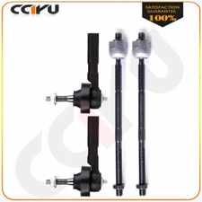 Steering Kit Set Of 4 New Front Outer Tie Rod End And Inner For 2001-2004 Dodge