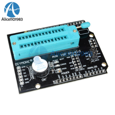 AVR ISP Shield Burning Burn Bootloader Programmer for Arduino UNO R3
