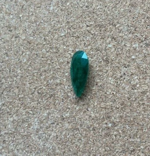 EMERALD from Brazil 6.00 CARATS PEAR  SHAPE  - FREE SHIPPING - Image 4 of 4
