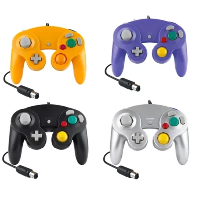 Wired Controller for Nintendo GameCube Console Control Pad Various Solid Colours