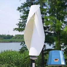 2000W Vertical Wind Turbines 48V 96V Windmill Wind Generator & Charge Controller