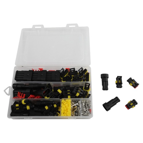 Effortless Connection with 352Pcs Waterproof Electrical Wire Connector Kit 12V - Picture 2 of 12