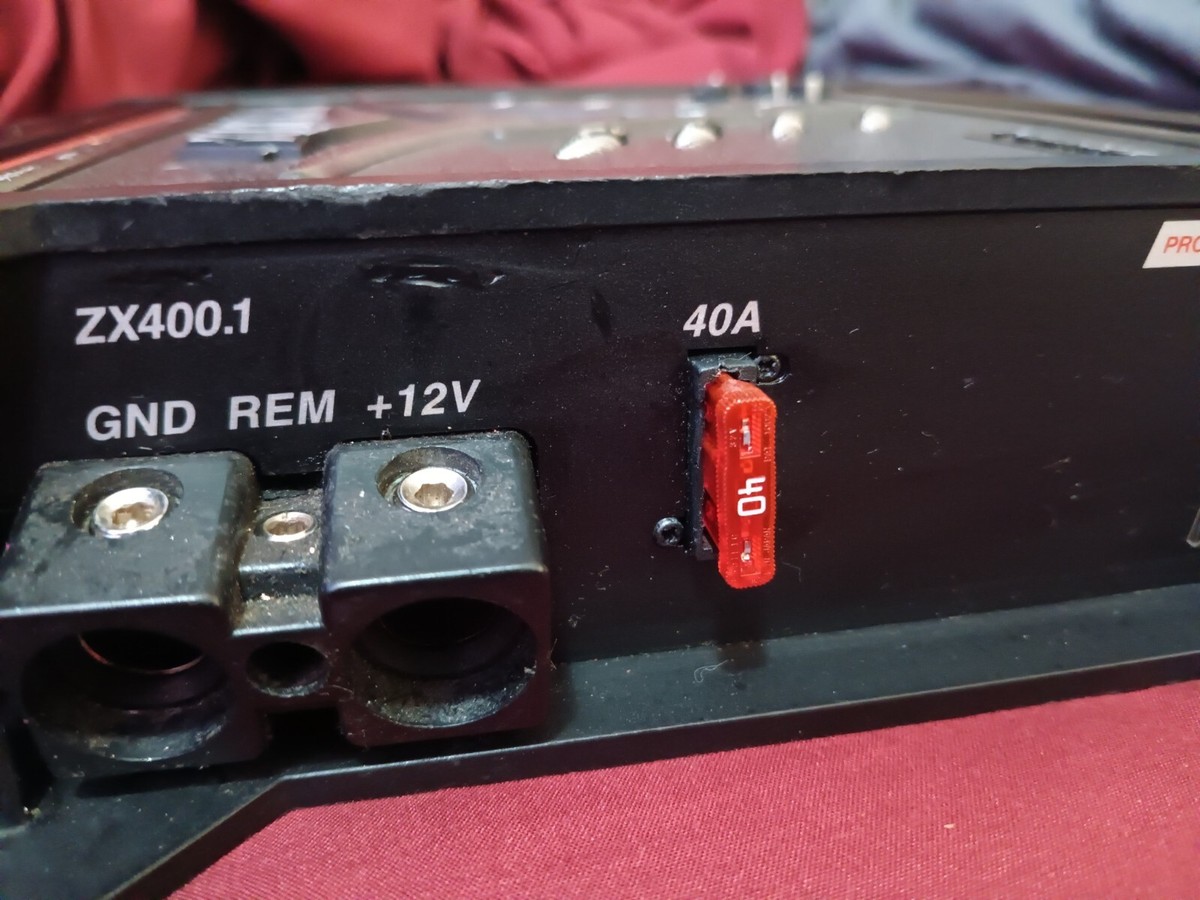 Kicker ZX400.1 Old School Amplifier Clean And Powerful FREE Kicker ZX400.1 Old School Amplifier Clean And Powerful FREE