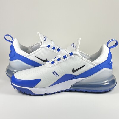 Nike Air Max 270 Golf CK6483-106 White/Racer Blue-Men's Size 10 | eBay