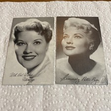(2) Vintage ARCADE CARD 1950's CARDS Made In USA -Patti Page