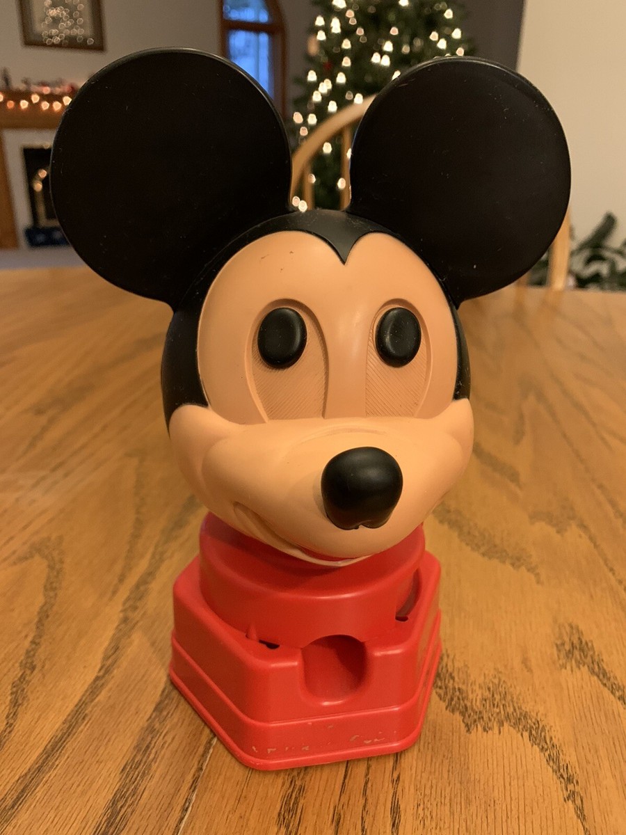 Vintage 1968 Hasbro Plastic Mickey Mouse Gumball Machine