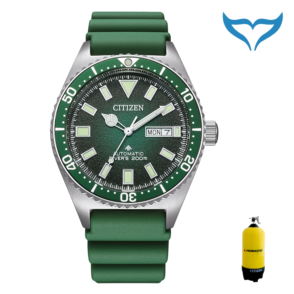 Citizen Promaster Marine NY0121-09XE TaucherUhr 20bar grün Tag