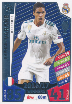Champions League 17/18 - 7 - Raphael Varane - Real Madrid CF