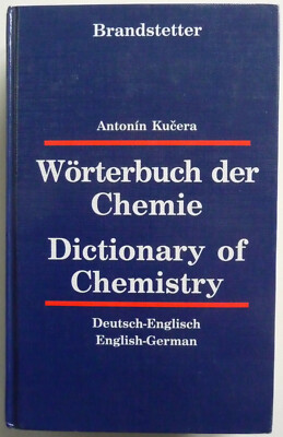 Wörterbuch Chemie Deutsch-Englisch English-German Brandstetter Übersetzung 