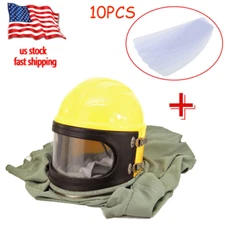 US AIR Supplied Safety Sandblast Helmet Sandblaster Sandblasting Hood Protector*