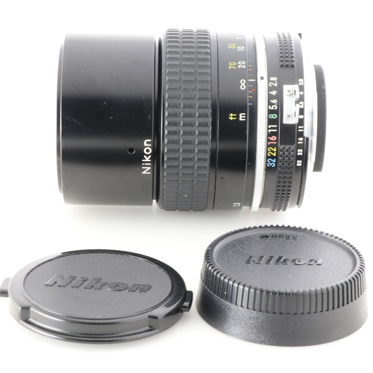 【美品】Nikon Nikkor135mm f2.8  Ai mf 243018 Near MINT] Tested Nikon Ai NIKKOR 135mm f/2.8 MF Telephoto