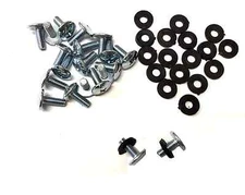 20 TORNILLOS DEL PANEL DE LA CARROCERÍA DE 6 mm CON ARANDELA DE OJAL MTA1 MTA2 X