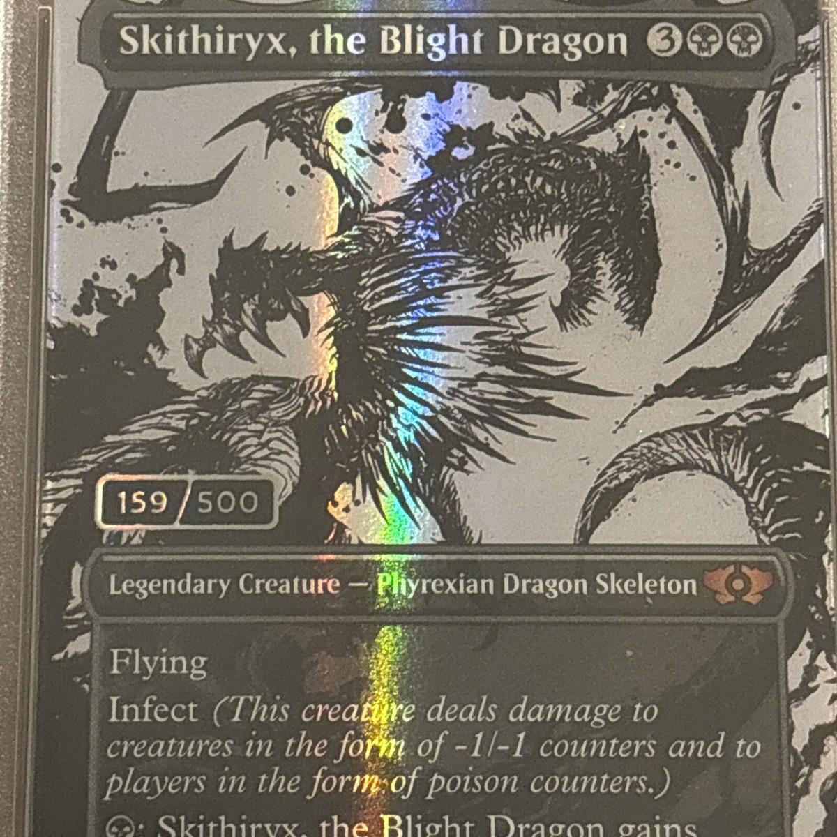 MTG PSA 9 Skithiryx, the Blight Dragon - Serialized #159 MOM