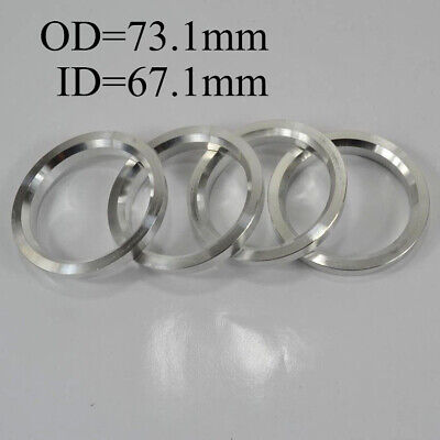 Wheel Hub Centric Rings Spacer OD=73.1mm ID=67.1mm Aluminum Alloy 