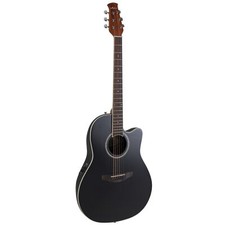 Applause E-acoustic Guitar Ab28-5s, Cs, Super Shallow Cutaway, Black Satin