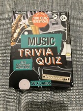 Music Trivia Quiz Card Game by Paladone Test Your Music Knowledge