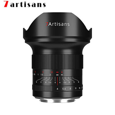 7artisans 15mm F4.0 Full Frame Wide Angle Prime Lens for Canon RF Sony E L-Mount