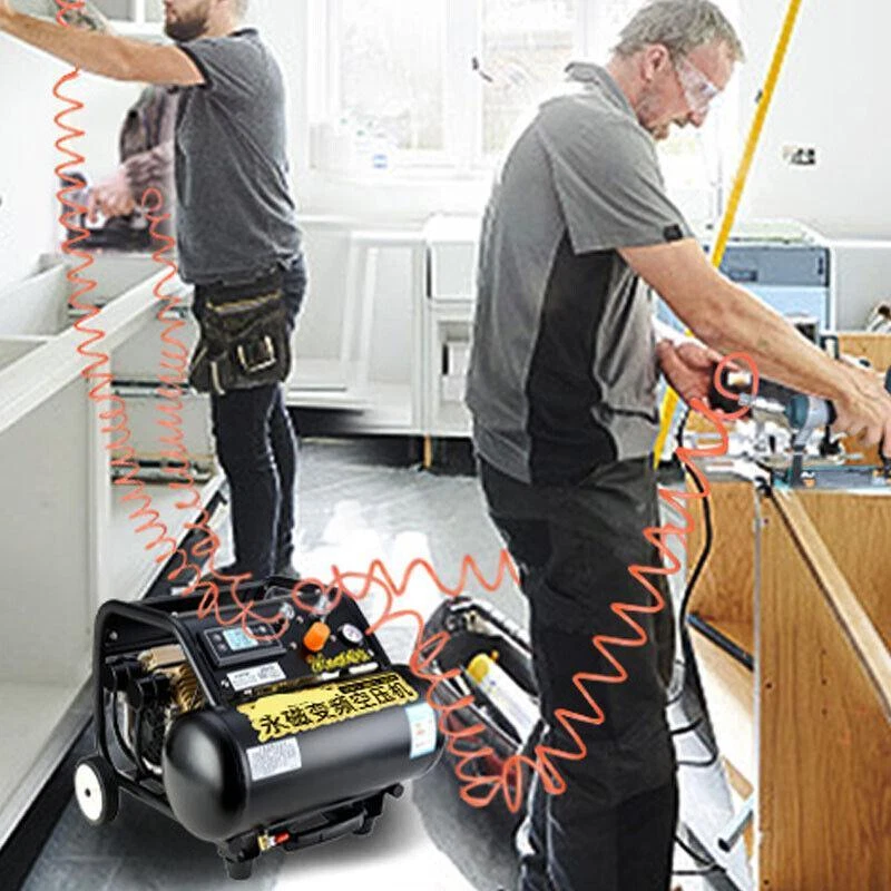 Compresor de aire magnético de frecuencia variable pintura en aerosol para carpintería sin aceite - Imagen 4 de 4