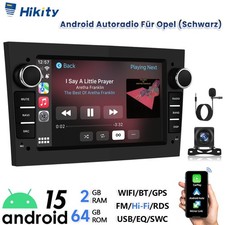 Autoradio Android 15 Für Opel Corsa C D Astra H Zafira B Carplay GPS Navi FM+Kam