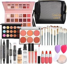Makeup Set, Cosmetic Make Up Starter Kit With Storage Bag Portable Travel Make U
