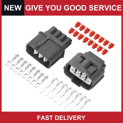 #ad 8 Pin OBD1 Distributor Connector Plug Male Female Wire Terminal for Honda 1 Kit $12.29
