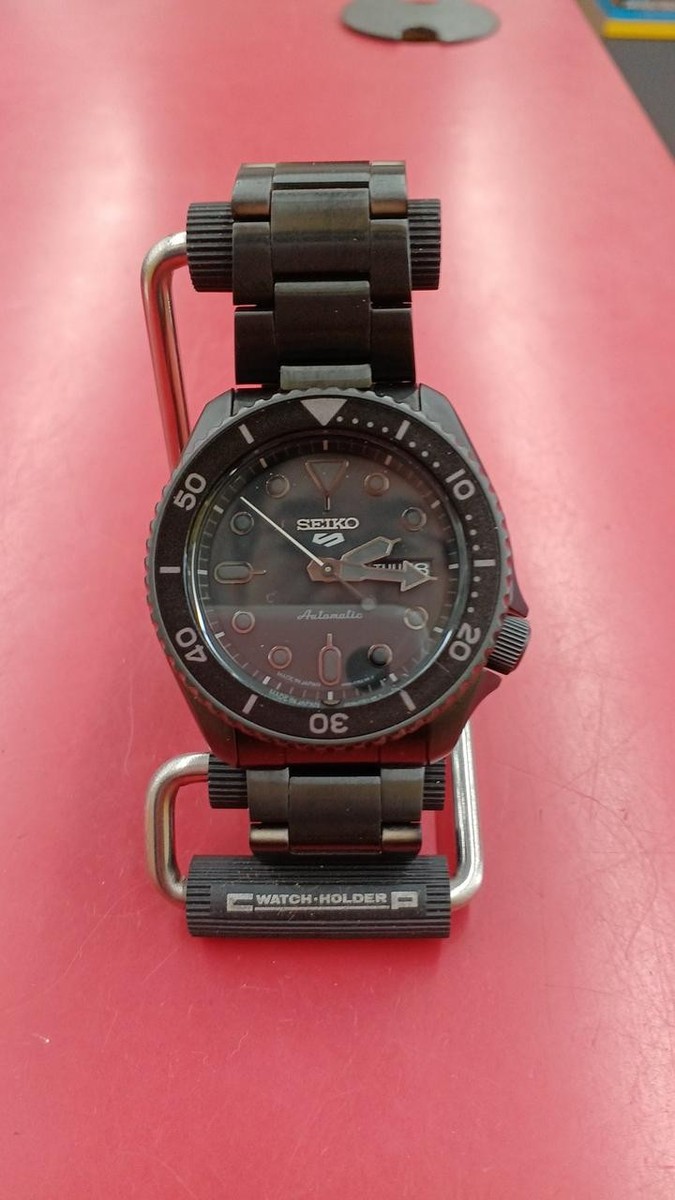 Seiko 5 Sports Men's Black Watch - SBSA075 for sale online | eBay