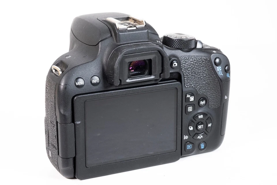 Cuerpo de cámara réflex digital Canon EOS 800D 24,2 MP - idioma inglés Foto 3 de 4