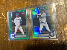 Takeru Furuichi /50 Uta Sakaguchi /99 2022 Bowman Chrome 1st Refractors NPB Card