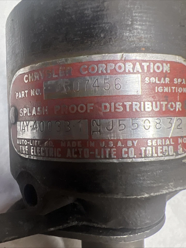 自动分销商 IAY4003B-1 平头道奇 230 发动机 克莱斯勒 Cast IAY 21 — 第 3/4 张图片