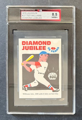 Ted Williams #27 1976 Laughlin Diamond Jubilee card