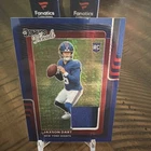 2025 Panini Donruss Rookie Phenom Jerseys Jaxson Dart Prizm Patch Giants
