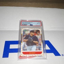 Panini 2021 Donruss Bartolo Colon #240 On Fire Variation PSA Graded Big Sexy