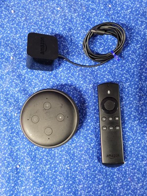Echo Dot 3rd Generation, With Remote And Power Supply.