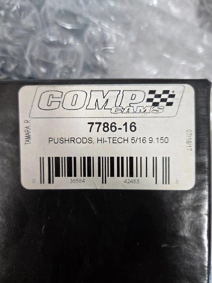 Varillas de empuje Comp Cams 7786-16 Pontiac GTO, Firebird (totalmente nuevas) Foto 2 de 2