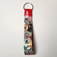 Angry Birds Key Chain Duct Tape Handmade Lanyard loop