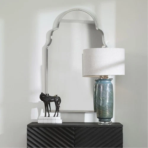 Uttermost 09697 Brayden 43 X 26 inch Polished Nickel Wall Mirror - Picture 6 of 6