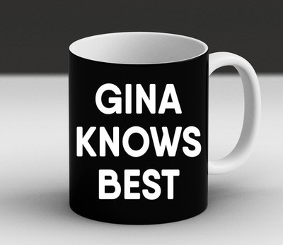 Gina Knows Best Funny Brooklyn Nine Comedy Police 99 Linetti Joke Cop Coffee Mug
