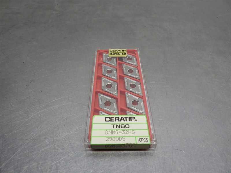 10 NEW! KYOCERA CERATIP Indexable Carbide Inserts DNMG432HS TN60