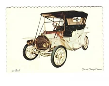 1910 Buick Model 10 Touring car carriage Caravan Luray Caverns VA VTG postcard 