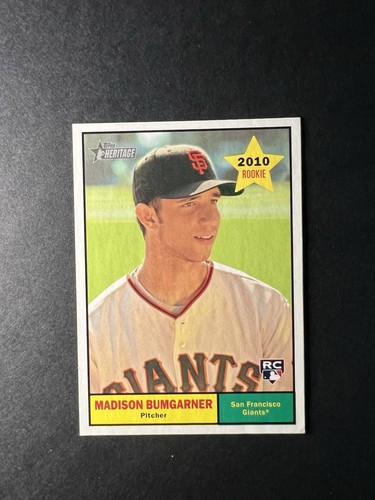 2010 Topps Heritage - Madison Bumgarner #161 (RC) - SF Giants